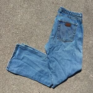 Vintage Y2K Wrangler Low Dip Boot Cut Flare Jeans 15/16x32